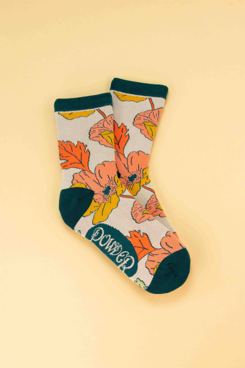 Ladies Ankle Socks Poppy